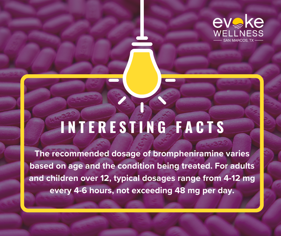 brompheniramine facts infographic