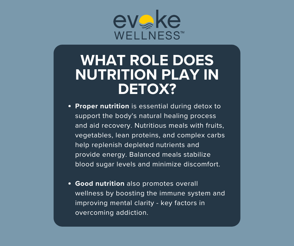 Nutrition and Hydration in Medical Detox and Therapy Programs