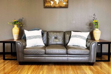 Couch at Evoke Wellness at San Marcos